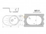 Кухонная мойка MS-5