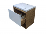 Тумба с раковиной Monaco Wood 700 1 ящик с нишей