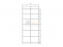 Шкаф с полками Гранд ГШС/1-21-10-33 (двери тип 3)