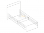 Кровать 900 Сицилия с настилом