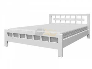 Кровать Натали-5 1400 Белый античный