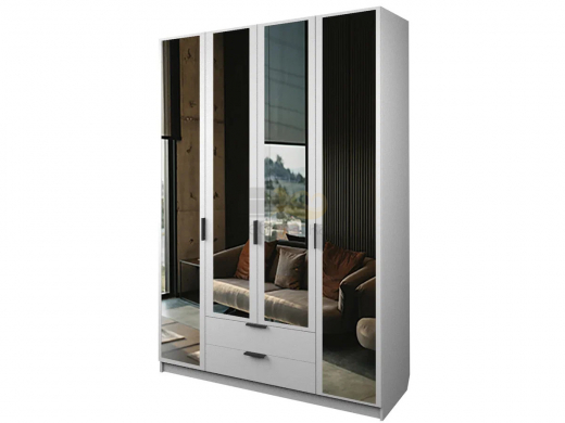 Шкаф с 2 ящиками Экон ЭШ3-РП-21-16-2я четыре зеркала
