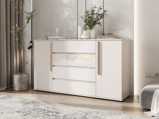 Комод 2 двери 4 ящика (1600) Кашемир